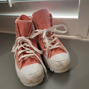 Platform converse coral